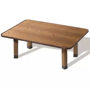 낮은높이 앉아쓰는 나무무늬 폴딩다리 책상 좌식티테이블 원룸식탁 선물용 좌탁