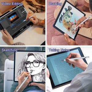 호환 아마존 파이어 HD 10(2023년 출시)맥스 11용 USI 2.0 스타일러스 펜  틸트 지원  팜 리젝션  4096 압