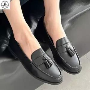 [애슬릿] 여성 테슬 로퍼 베이직 발편한 클래식 정장 단화