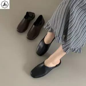 [애슬릿] 여성 로퍼 스퀘어 투웨이 발편한 데일리 단화