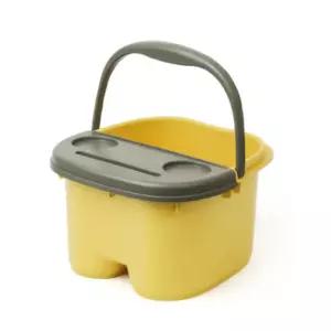 수납공간있는 휴대용 손잡이 족욕기바스켓 화장실용 바구니형 뜨거운물용 거실