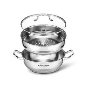 바겐슈타이거 스텐 멀티 스팀팟 2단 찜기 찜냄비 찜솥 냄비 28cm