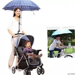 유모차 우산고정 햇빛차단 거치대 야외활동 아기용품 그늘막 산책용 외출필수 편의용품