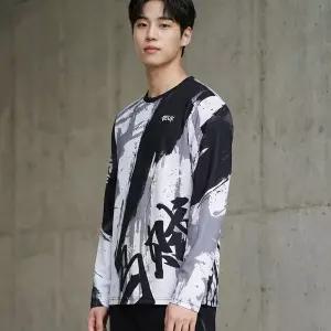 흡한 속건 낚시 데일리 기능성 라운드 긴팔 티셔츠 RDT-030