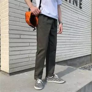 [JED] 베이직 바지 남성 3컬러 팬츠 면팬츠 일자핏 슬림 면바지 데일리 코튼