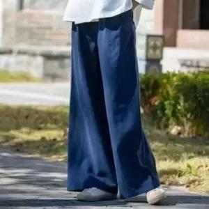 [JED] 여름 3컬러 린넨 슬랙스 면바지 바지 데일리 와이드 통기성 밴딩팬츠 편한 밴드