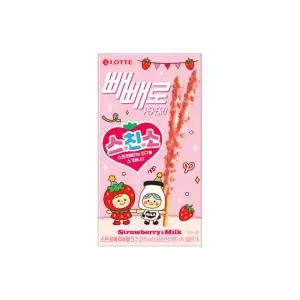 [시즌한정] 빼빼로 스트로베리밀크 37g 10개 1세트 179561