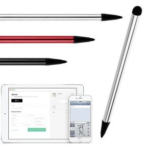 호환 1-3 Pcs 용량 성 스타일러스 펜 듀얼 팁 2 in 1 휴대용 삼성for 샤오미 안드로이드 태블릿 전화 터치