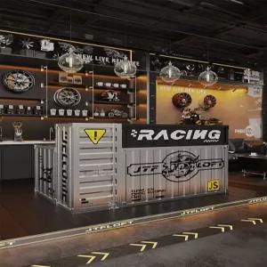 인더스트리얼 철제 바 카페 바테이블 맞춤 제작 접수대