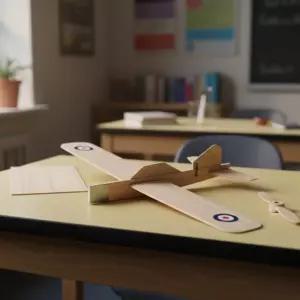 우드 윙 핸드 글라이더 만들기 DIY 나무 항공기 비행기 초경량 (1인용 2개)