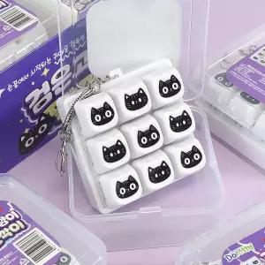 검은 고양이 딸깍이 키링 6000 (133) 키캡