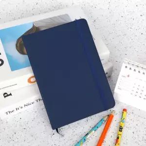 하드커버 밴드형 양장노트 B6 네이비 그린 오렌지