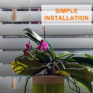 호환 블라인드커튼용 6개 나무 풀 코드 손잡이  기능성 장식 태슬  가정용 창문 교체 하드웨어