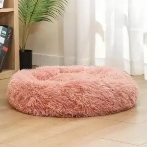 쿠션 제이제이펫 반려동물 침대 도넛 방석 강아지 고양이 배개 피치핑크 XL