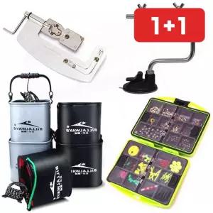 EVA 바다낚시 낚시두레박 방수 캠핑용 살림통 낚시물통 12L  1+1