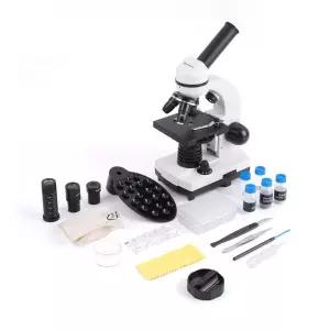 (40X 1600X) 교육용 초정밀 현미경 세트/확대/관찰/작업용/학습용/공업용/과학/관찰용/교구/다용도/실험