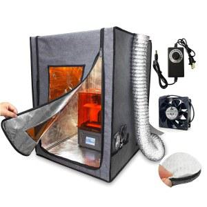 다기능 3D 프린터 인클로저 조절가능 환기 키트로 냄새 제거 텐트 커버 Anycubic Photon Mono E o Saturn / Mars 3/4 Creality Halot 시리즈 레진 3D 프린터와 호환 가능