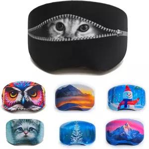 안경 커버 스키 사이클링 고글 높은 탄력성 스크래치 방지 아름다운 휴대용 야외 스포츠 액세서리