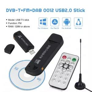 미니 디지털 TV 수신기 USB 2.0 DAB FM RTL2832U R828D fc0012 SDR RTL-SDR A300U 25MHz-1760MHz 수신