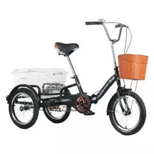 노인 세발자전거 페달 속도 경량 가변 인력거