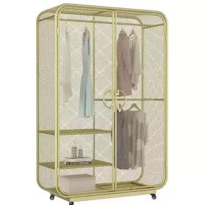 1인옷장 원룸 이동식 옷장 행거형 간이 철제