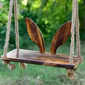 야외 나무 그네 그네만들기 조립식 마당 스윙체어