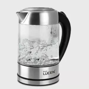 (1.7L) 유리 전기 주전자/포트/무선/커피/여행/멀티/메이커/차망/내열/대용량/우리기/녹차/캠핑/보온/거름