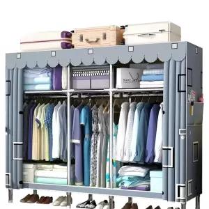 미니멀 원룸 인테리어 간이 천옷장 1인용 옷방 수납