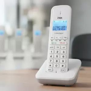 (화이트) 아이텍1030 무선 전화기/일반/집전화기/사무실/발신자/표시/사무용/집전화/가정용/전화/디지털