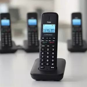 (블랙) 아이텍1050 무선 전화기/일반/집전화기/사무실/발신자/표시/사무용/집전화/가정용/전화/디지털/발신