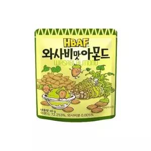 HBAF 바프 와사비맛 아몬드 40g x2SET(SH)