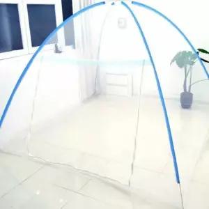 원터치 모기장 240X240 블루 텐트모기장 모기망 캐노피모기장