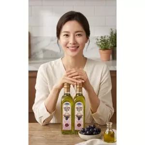 폰타나 이탈리아 포도씨유 500ml 2개 세트 마라스카 병 100퍼센트 이탈리아산