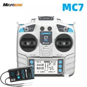 RC 비행기 드론 멀티 로터 헬리콥터 용 MC8RE 수신기 라디오 시스템이 장착 된 MicroZone C7 미니 MC7 2.4G