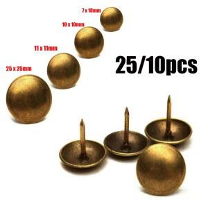 철못 청동 보석 나무 상자 소파 가구 압정 Doornail 하드웨어 장식 10 25PC