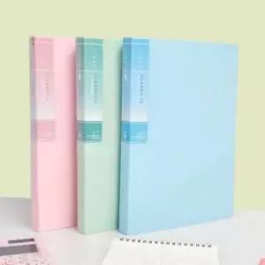 [JED] 파일 A4 비비드컬러 파스텔 40매 클리어 화일 2개