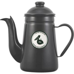 카리타 Kalita 일본 제조 보온성도 뛰어나다 에나멜 커피포트 그레이 GY 1000ml 직화 커피 달인 펠리칸 1L #52305 드립포트 케틀 주전자 메이커 서버