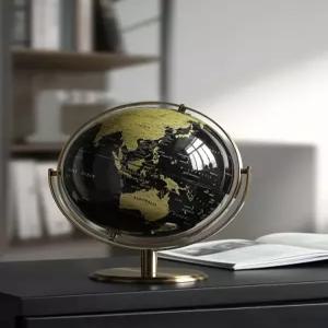 대형 인테리어지구본 책상 청동 데스크탑 장식 세계지도