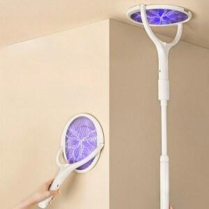 회전전자모기채 휴대용 충전식 전기 배터리로 램프 죽이는 독일 무소음 기계 전자 가정용