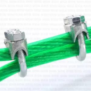 와이어고리 고정클립 4P 15~16MM 편리한 U자 고정용품