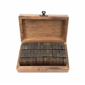 DIY 스크랩북 다이어리 70개 스탬프 문자 키트 위한 빈티지 심볼 나무 플래너 알파벳 세트 번호 제작을 고무 카드