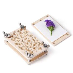 작은 건조용 허브 예술 플라워 미니 위한 포켓 식물 ABOFUX 교실용 공예 플라워 키트 초보자를 야외용 마이크로 인치 프레스 애호가용