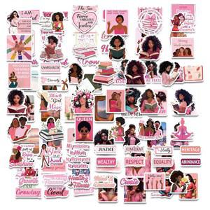 코아자바 100개 용품 데칼 영감 스티커 확인 인용 액세서리용 긍정 비전 스티커 보드 여정 키트용 블랙 핑크 여성용 플래너