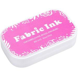 고무 스탬프용 Fstaor 대형 핑크 잉크 패드, 패브릭 종이 목재용 3.7x2.2인치 스탬프 패드 영구 사용 가능