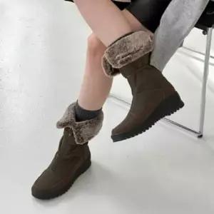 [하프클럽/다잇템]여성 보온 패딩 일상용 신발