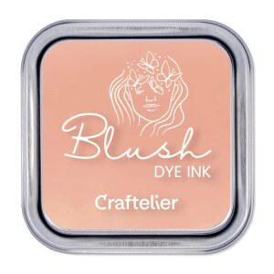 크래틀리에 - 수성 잉크 패드 | 강한 잠금 장치가 있는 금속 상자 | 아크릴 또는 고무 스탬프와 다공성 표면 | 패드 크기: 4 x 4 cm - 상자 크기: 6,3 x 6,3 cm | 컬러 블러셔