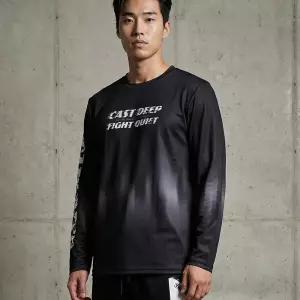 듀스피싱 낚시 데일리 흡한 속건 기능성 라운드 긴팔 티셔츠 RDT-032