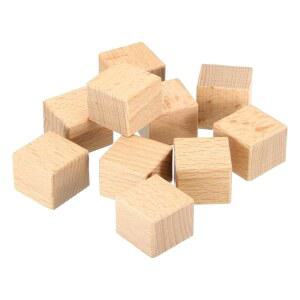 패티킬 25x25mm 빈 나무 고무 스탬프 마운트, 20팩 나무 고무 스탬프 손잡이 단단한 나무 블록으로 스탬프 제작 DIY 제작 스타일 1, 갈색