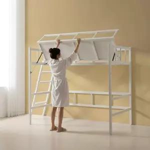 [플라망] 폴딩 리프트업 벙커침대 SS