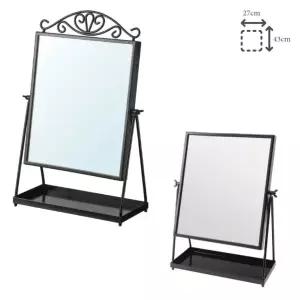 이케아 탁상거울 화장대거울 스틸장식 27x43 카름순드